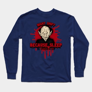 Night Shift Graphic Long Sleeve T-Shirt